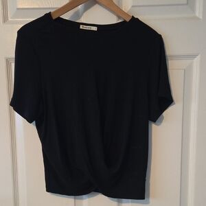 Marine Layer Black Short Sleeve Tee